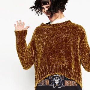 Zara mustard knit
